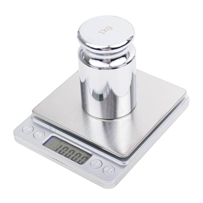 TEXALAN(R) Calibration Weight 1000g M2 Class Chrome Steel for School Lab Factory 1kg - Image 3